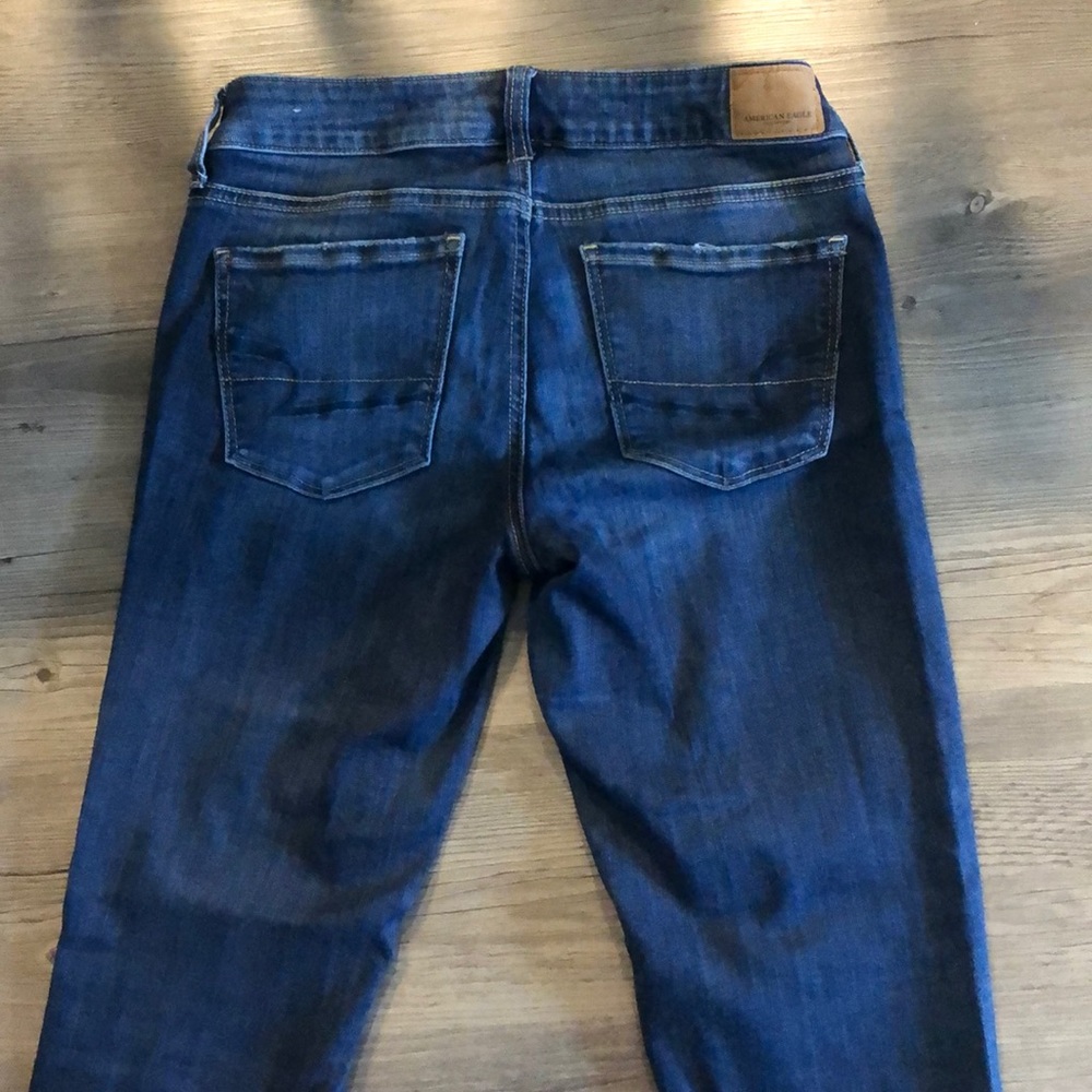 AE dark wash jeans